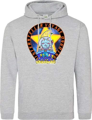 Kawaii Katze Interstellare Reise läuft