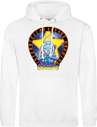 Kawaii Katze Interstellare Reise läuft