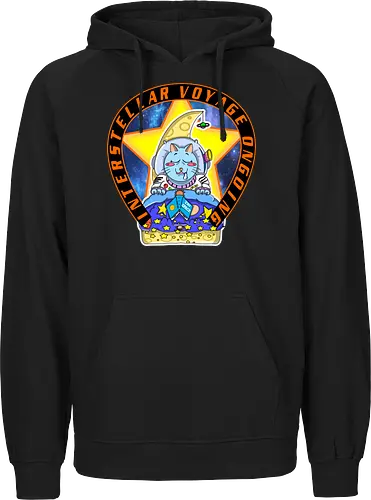 Kawaii Katze Interstellare Reise läuft