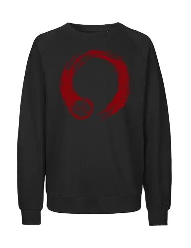 enso of fate  - dice, game, rolling, crit, board game, cool, funny, burning, enso, japaneseart, circle - Fairtrade Sweatshirt