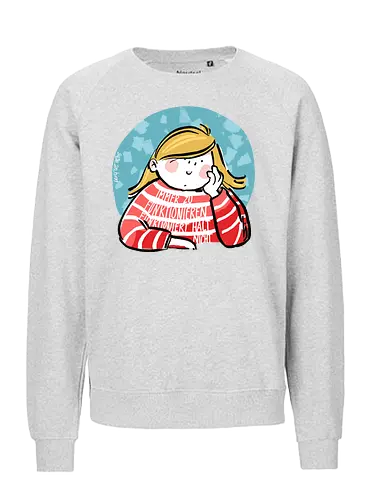 Immer funktionieren... - Ringelpullisprüche, Ringeldinger, streifenweise, Spruch, Weisheit, Motivation, Ringelpulli, SprücheShirt, Cartoon Illustration, Statement, Handgezeichnet, Humor, Selbstironie, Streifenpulli, Spruchshirt, deutsch - Fairtrade Sweatshirt