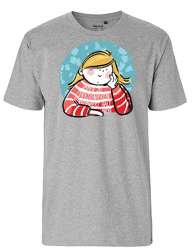 Immer funktionieren... - Ringelpullisprüche, Ringeldinger, streifenweise, Spruch, Weisheit, Motivation, Ringelpulli, SprücheShirt, Cartoon Illustration, Statement, Handgezeichnet, Humor, Selbstironie, Streifenpulli, Spruchshirt, deutsch - Fairtrade T-Shirt