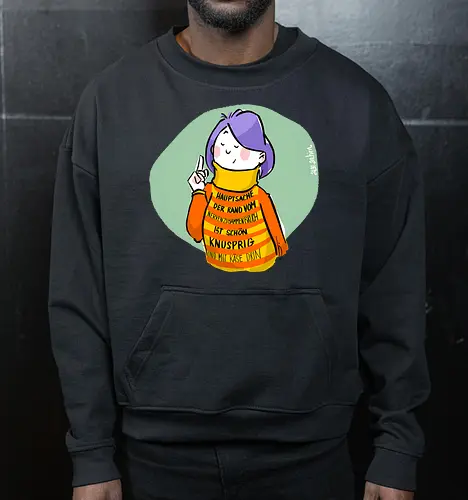 Hauptsache der Rand vom Nervenzusammenbruch...