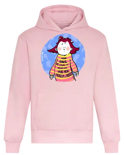 Wenn DAS die Lösung ist.. - Ringelpullisprüche, Ringeldinger, streifenweise, Spruch, Weisheit, Motivation, Ringelpulli, SprücheShirt, Cartoon Illustration, Statement, Handgezeichnet, Humor, Selbstironie, Streifenpulli, Spruchshirt, deutsch - Heavyweight Hoodie