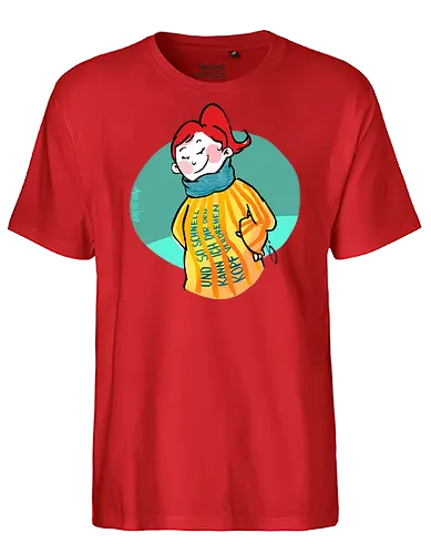 Und so schnell... - Ringelpullisprüche, Ringeldinger, streifenweise, Spruch, Weisheit, Motivation, Ringelpulli, SprücheShirt, Cartoon Illustration, Statement, Handgezeichnet, Humor, Selbstironie, Streifenpulli, Spruchshirt, deutsch - Fairtrade T-Shirt