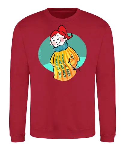 Und so schnell... - Ringelpullisprüche, Ringeldinger, streifenweise, Spruch, Weisheit, Motivation, Ringelpulli, SprücheShirt, Cartoon Illustration, Statement, Handgezeichnet, Humor, Selbstironie, Streifenpulli, Spruchshirt, deutsch - Sweatshirt