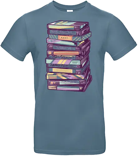 Retro VHS Kassette – Zurückspulen in die 90er Nostalgie - vhs, kassette, retro, 90er, 80er, nostalgie, vaporwave, glitch, filmabend, kino, geek, vintage, analog, tape, popkultur - Standard T-Shirt