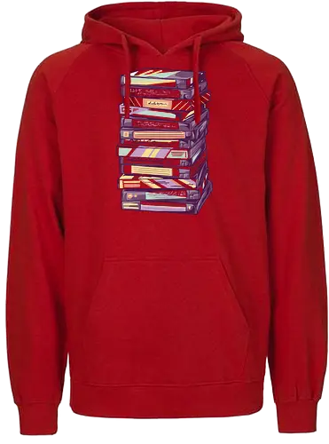 Retro VHS Kassette – Zurückspulen in die 90er Nostalgie - vhs, kassette, retro, 90er, 80er, nostalgie, vaporwave, glitch, filmabend, kino, geek, vintage, analog, tape, popkultur - Fairtrade Hoodie