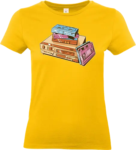 Vintage VHS Tape - videothek, vhs tape, retro design, oldschool, film, kinoabend, 80s style, 90s kid, vintage look, analog, nerd, kult, retro vibe, cassette, classic - Standard T-Shirt (Women)