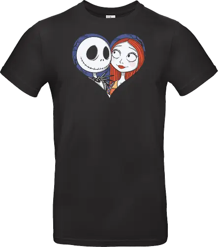 Love Never Dies - love never dies, dark love art, alternative romance, gothic couple, eternal love, romantic illustration, spooky love, outsider love - Standard T-Shirt