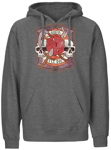 Crit happens - Pen and Paper, Pen and paper, citical hit, vecna, dungeon master, forgotten realm, ravenloft, dnd warrior - Fairtrade Hoodie
