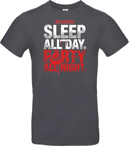 The Lost Boys" Sleep All Day Party All Night Retro Vampire T-Shirt