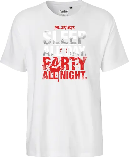The Lost Boys" Sleep All Day Party All Night Retro Vampire T-Shirt