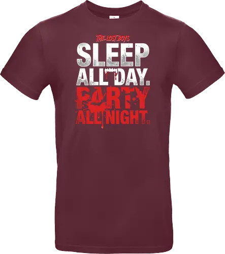 The Lost Boys" Sleep All Day Party All Night Retro Vampire T-Shirt
