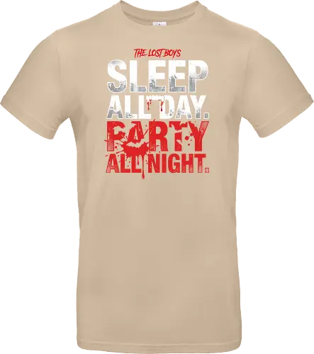 The Lost Boys" Sleep All Day Party All Night Retro Vampire T-Shirt