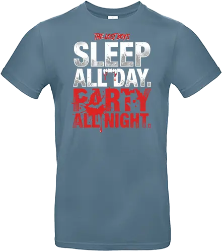The Lost Boys" Sleep All Day Party All Night Retro Vampire T-Shirt - Standard T-Shirt