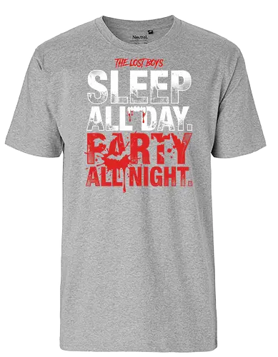The Lost Boys" Sleep All Day Party All Night Retro Vampire T-Shirt - Fairtrade T-Shirt
