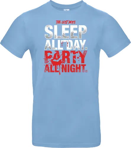 The Lost Boys" Sleep All Day Party All Night Retro Vampire T-Shirt