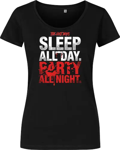 The Lost Boys" Sleep All Day Party All Night Retro Vampire T-Shirt
