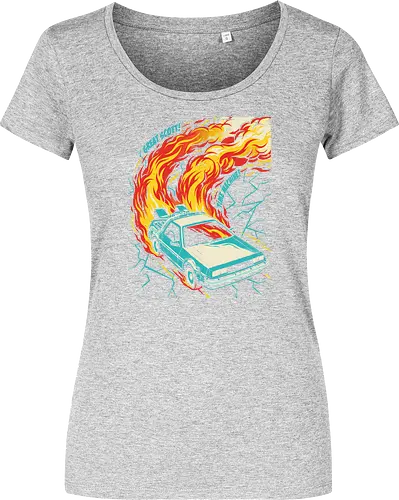 Retro Time Machine DeLorean Pop Art