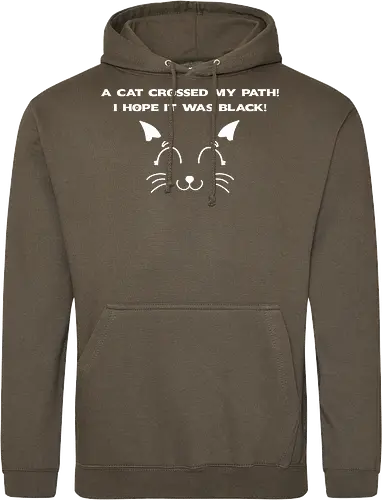 Eine schwarze Katze hat meinen Weg gekreuzt – ich liebe schwarze Katzen