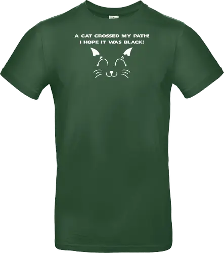 Eine schwarze Katze hat meinen Weg gekreuzt – ich liebe schwarze Katzen