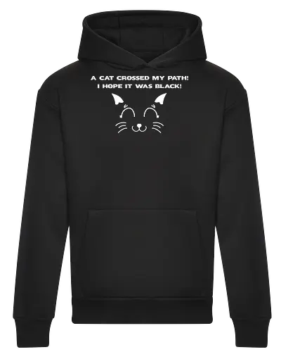 Eine schwarze Katze hat meinen Weg gekreuzt – ich liebe schwarze Katzen