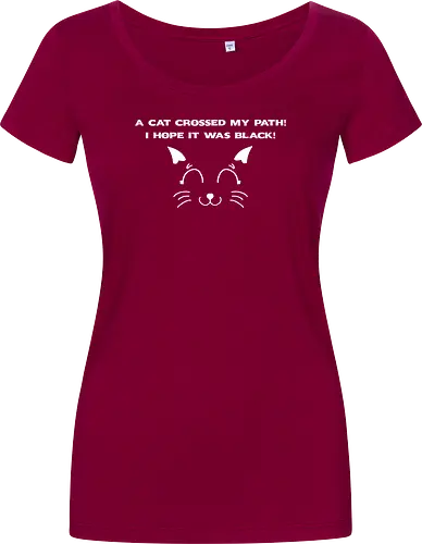 Eine schwarze Katze hat meinen Weg gekreuzt – ich liebe schwarze Katzen