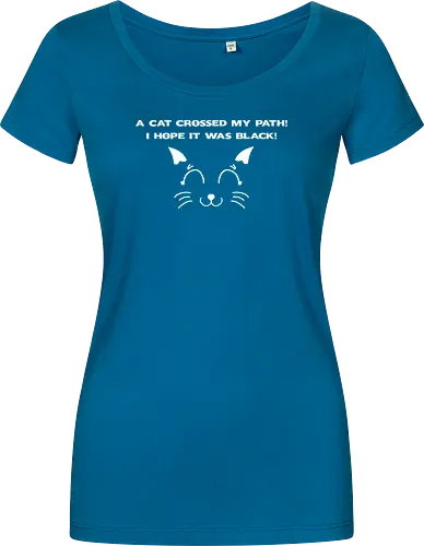 Eine schwarze Katze hat meinen Weg gekreuzt – ich liebe schwarze Katzen