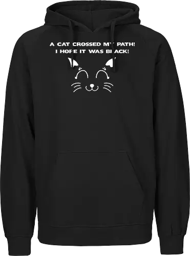 Eine schwarze Katze hat meinen Weg gekreuzt – ich liebe schwarze Katzen