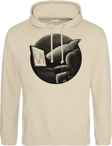 Business-Shark mit Computer