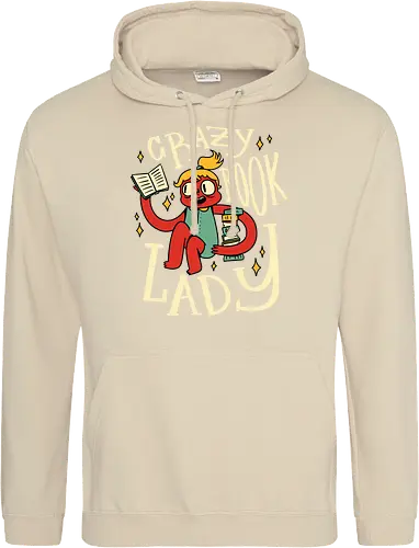 verrückte Bücherfrau