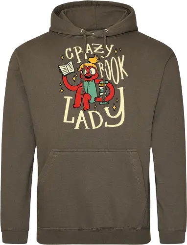 verrückte Bücherfrau