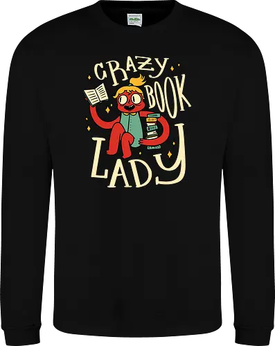 verrückte Bücherfrau