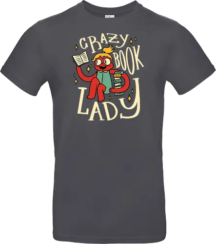 verrückte Bücherfrau