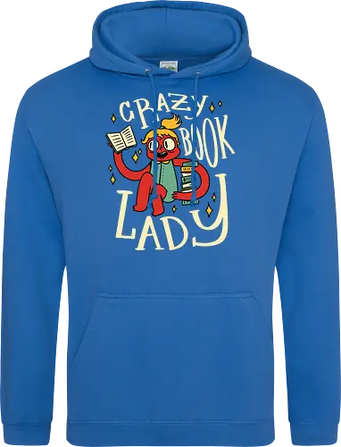 verrückte Bücherfrau