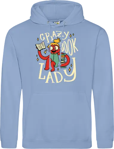 verrückte Bücherfrau