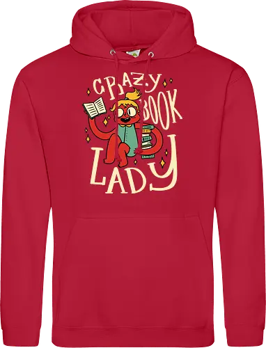 verrückte Bücherfrau