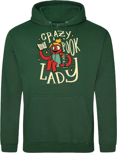 verrückte Bücherfrau