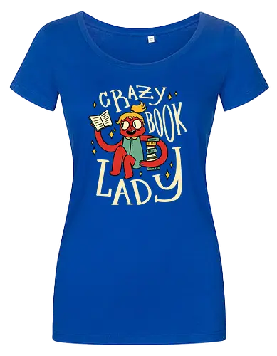 verrückte Bücherfrau