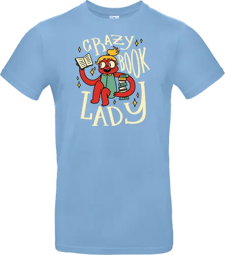 verrückte Bücherfrau