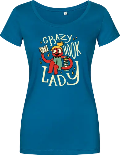 verrückte Bücherfrau