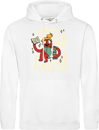 verrückte Bücherfrau