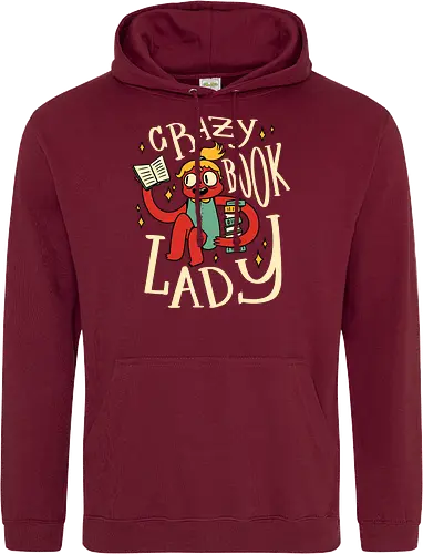 verrückte Bücherfrau