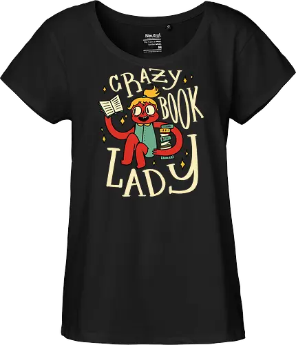 verrückte Bücherfrau