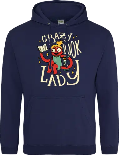verrückte Bücherfrau
