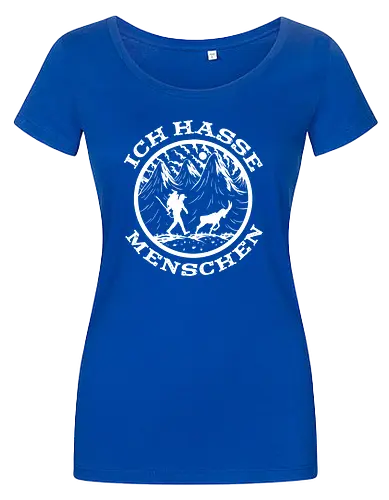 Wandern mit Ziege – Lustiges Bergsteiger Vintage Design