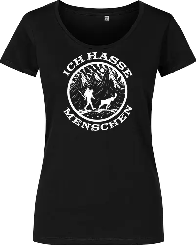 Wandern mit Ziege – Lustiges Bergsteiger Vintage Design