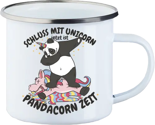 Lustiger Panda Dab mit Einhornhorn – Süßes Fantasy Fun Shirt