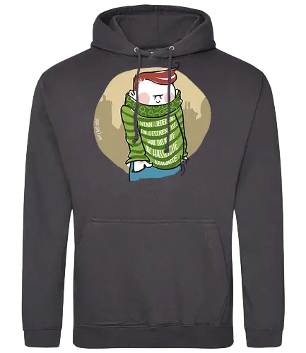 Wenn jeder Tag ein Geschenk ist... - Ringelpulli, fun, Sprüche, Weisheit, Lebenserkenntnis, Krawatte, Geschenk - Standard Hoodie